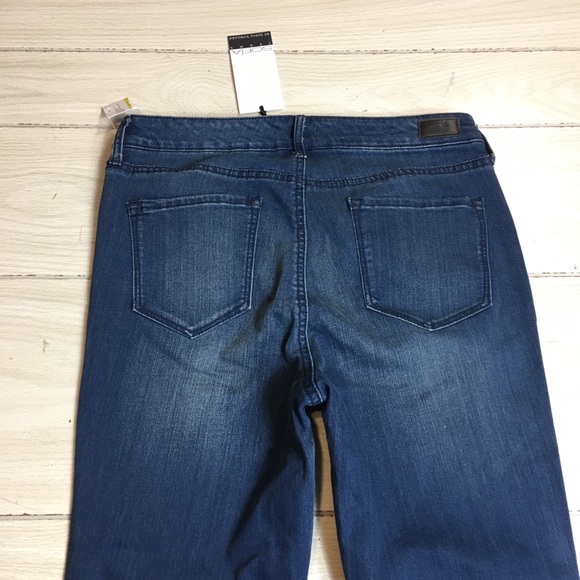 Sofia Vergara Women Mid Rise Skinny Ankle Blue Jeans SZ 12 NWT - Picture 5 of 11
